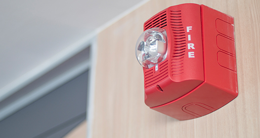 Fire alarm horn and strobe notification device