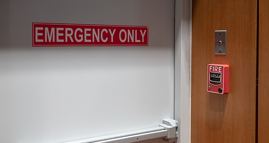 Panic bar and exit door alarm service